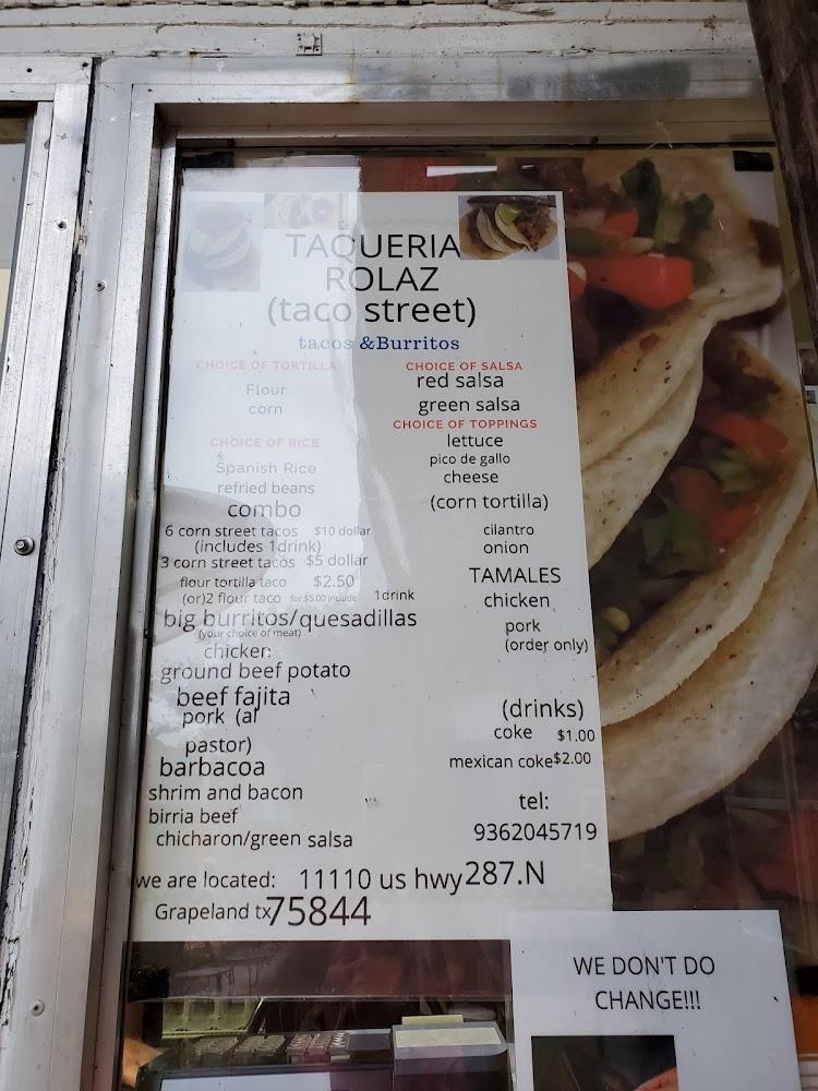 Rolaz Taqueria Menu image 1